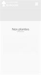 Mobile Screenshot of pepinieres-burguin.com